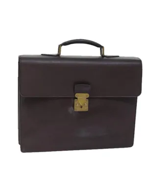 Acajou Taiga Leather Business Bag for Professionals