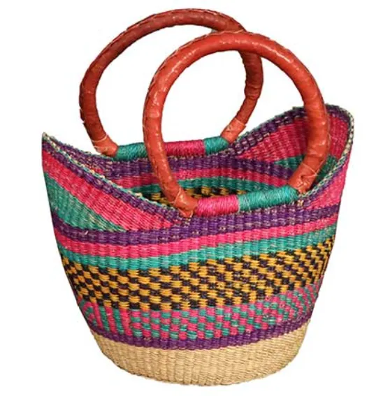 African Market Baskets- Mini Shopping Tote