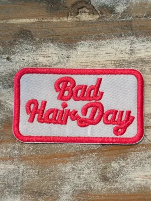 Bad Hair Day Iron On Patch