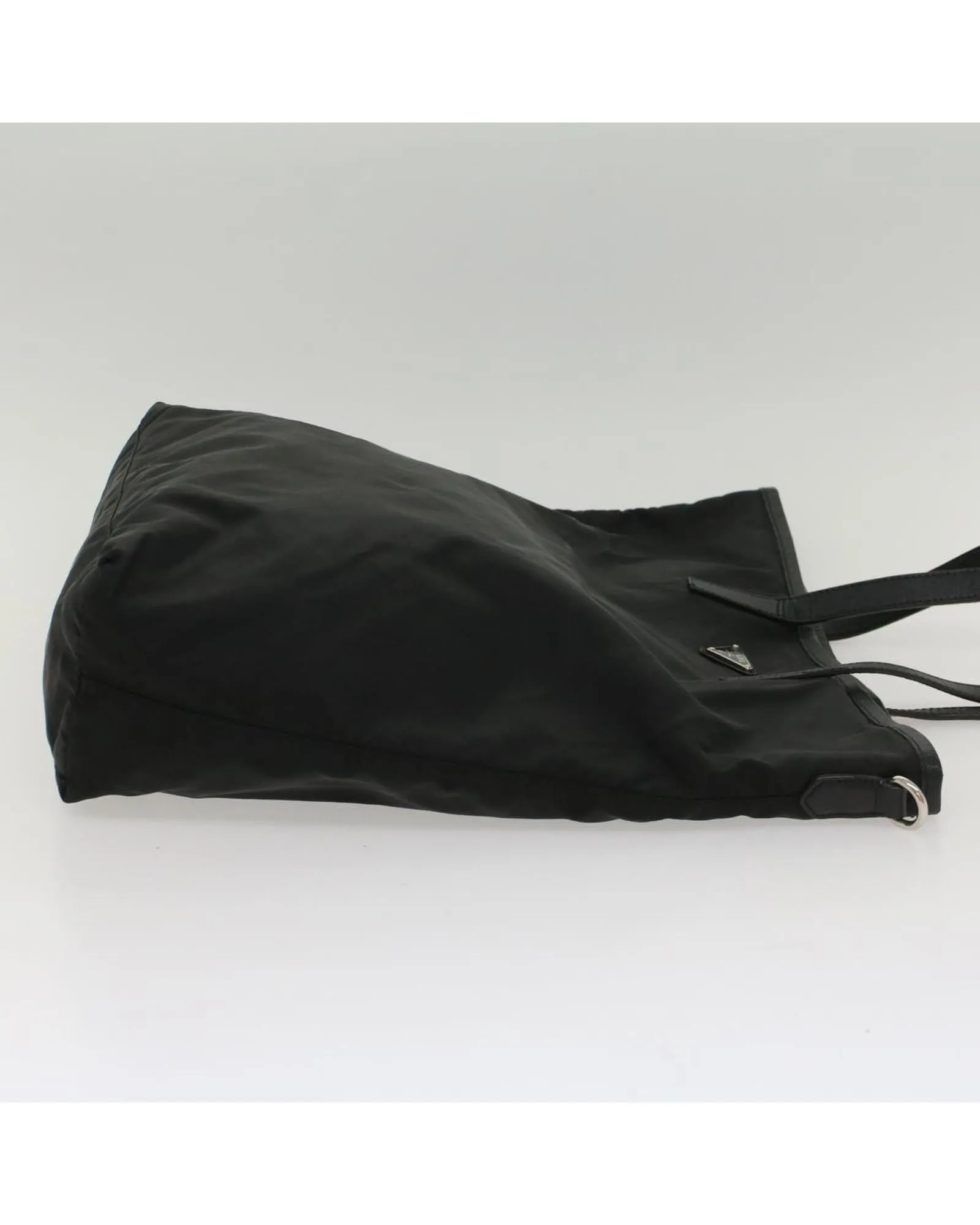 Black Nylon Tote Bag - Italian-made Designer Accessory