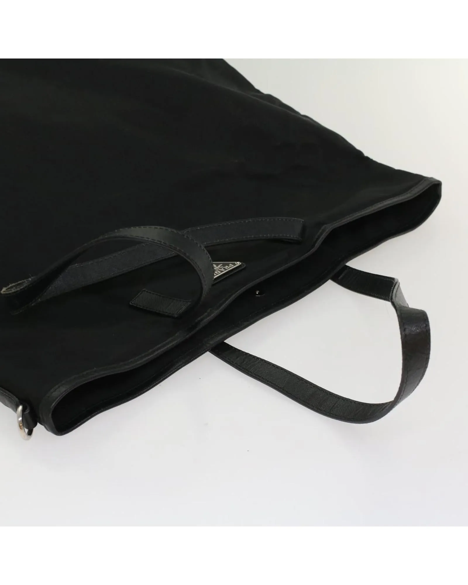 Black Nylon Tote Bag - Italian-made Designer Accessory