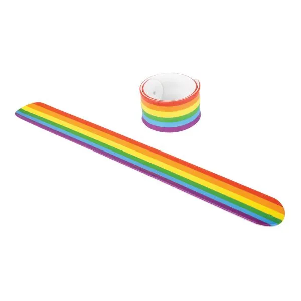 *Bracelet - Rainbow Slap Bracelet