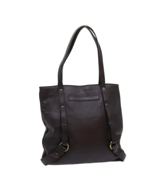 Brown Leather Tote Bag with Dust Bag - Pre-owned