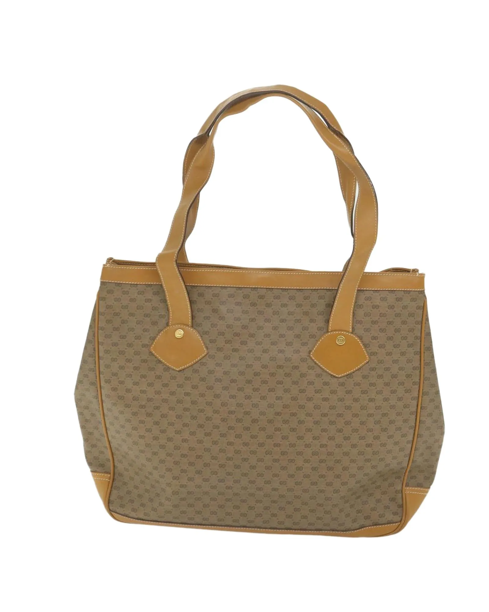 Brown Micro GG Supreme Tote Bag