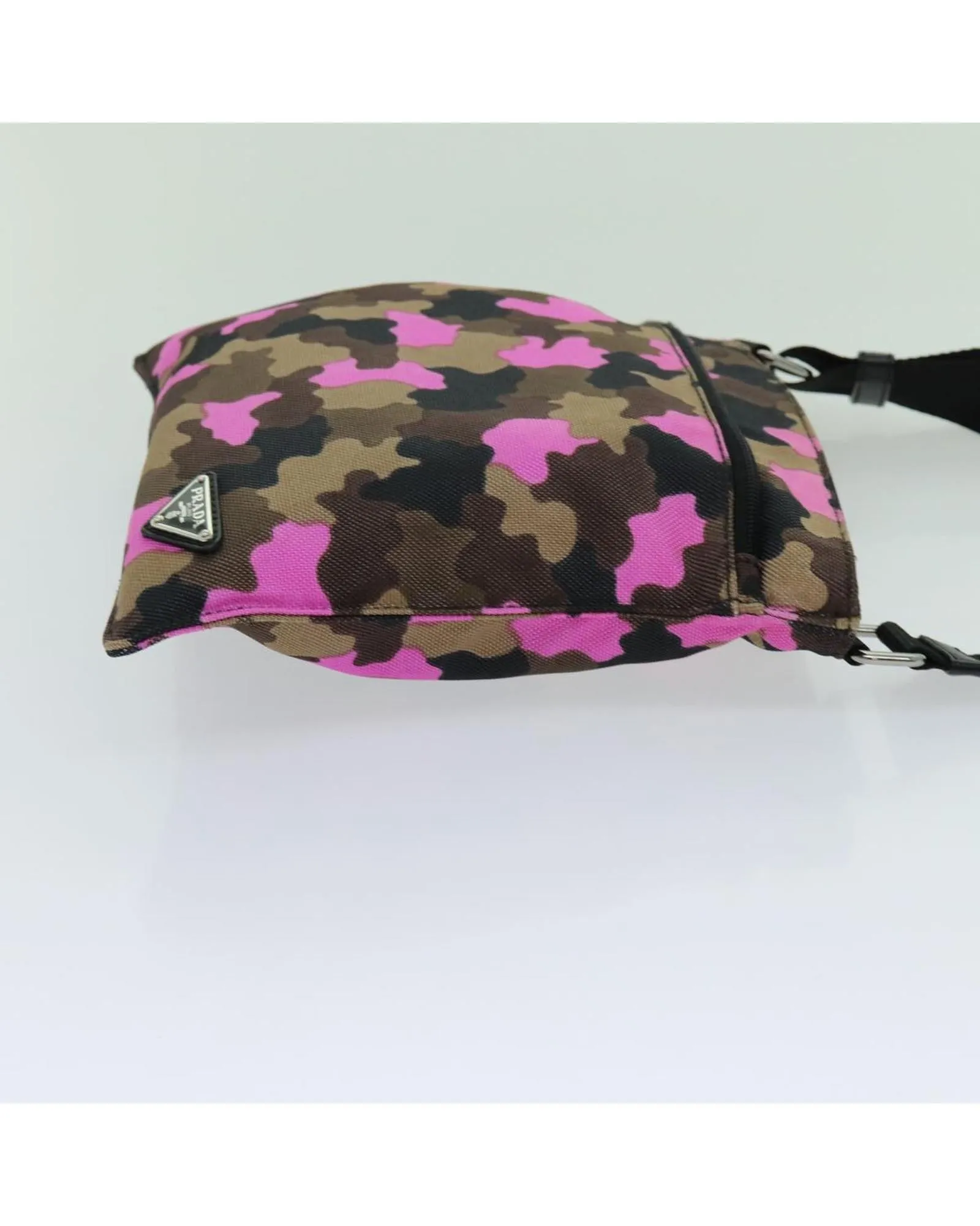 Camouflage Nylon Shoulder Bag with Dust Bag and Guarantee Card - Italy