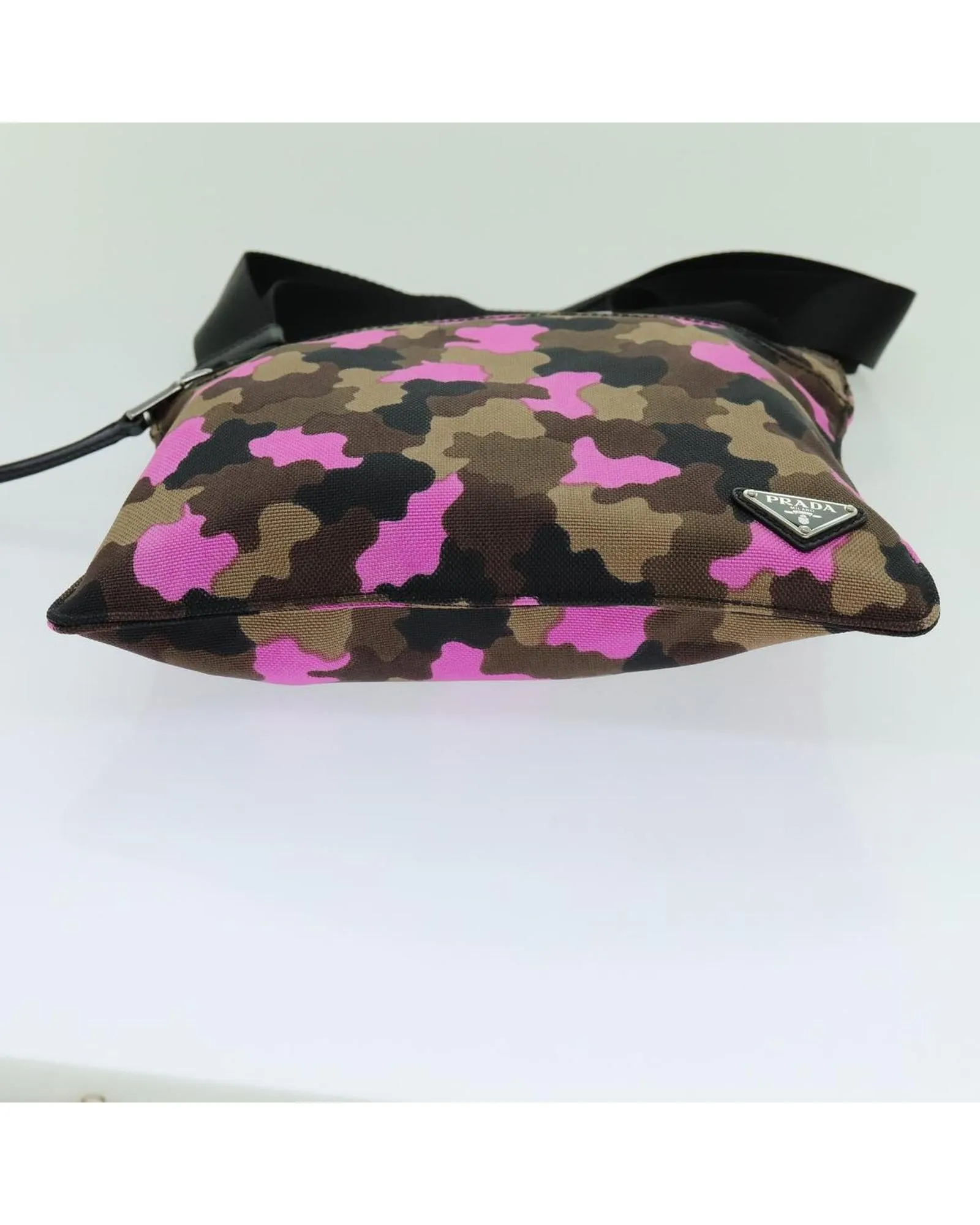 Camouflage Nylon Shoulder Bag with Dust Bag and Guarantee Card - Italy