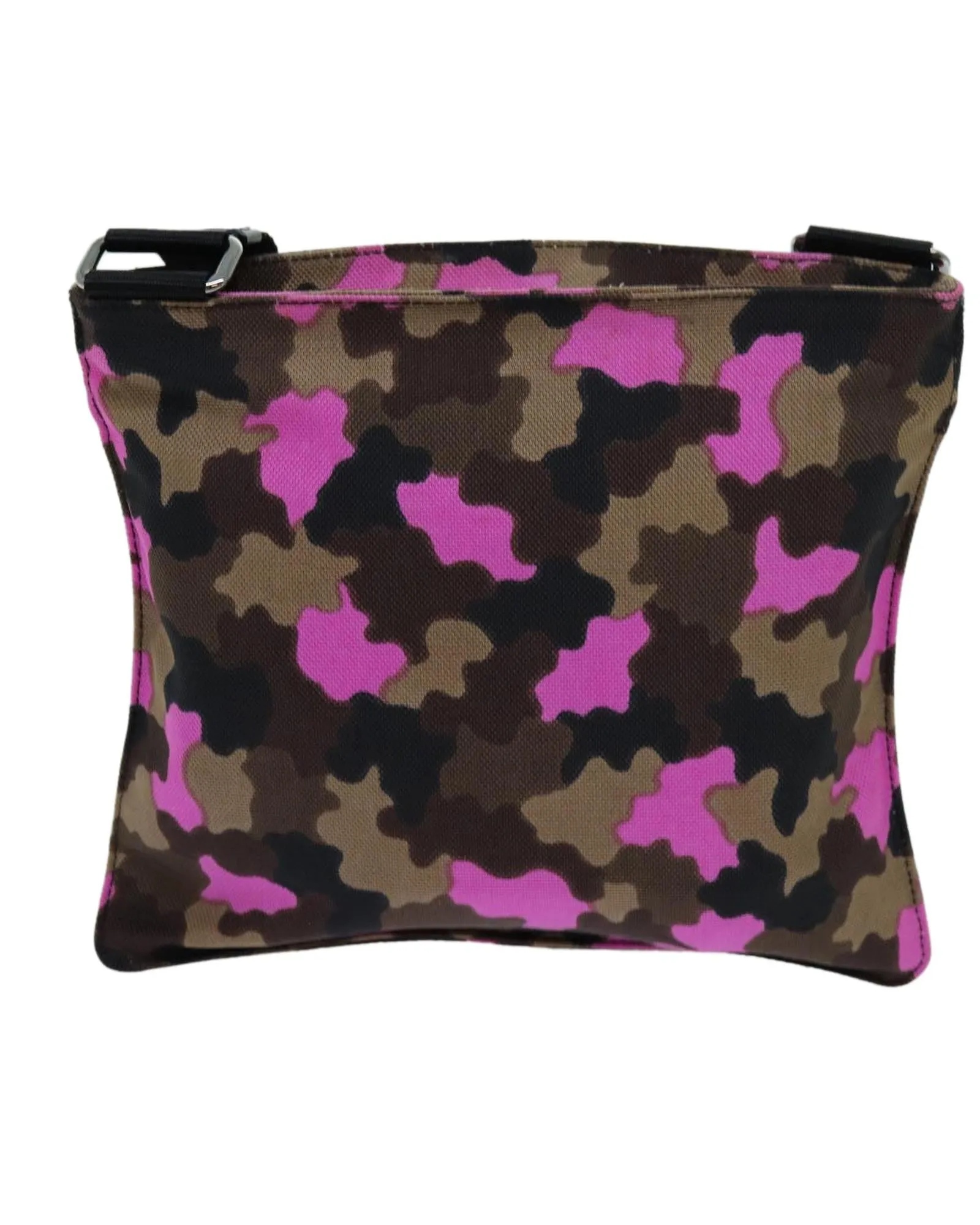 Camouflage Nylon Shoulder Bag with Dust Bag and Guarantee Card - Italy