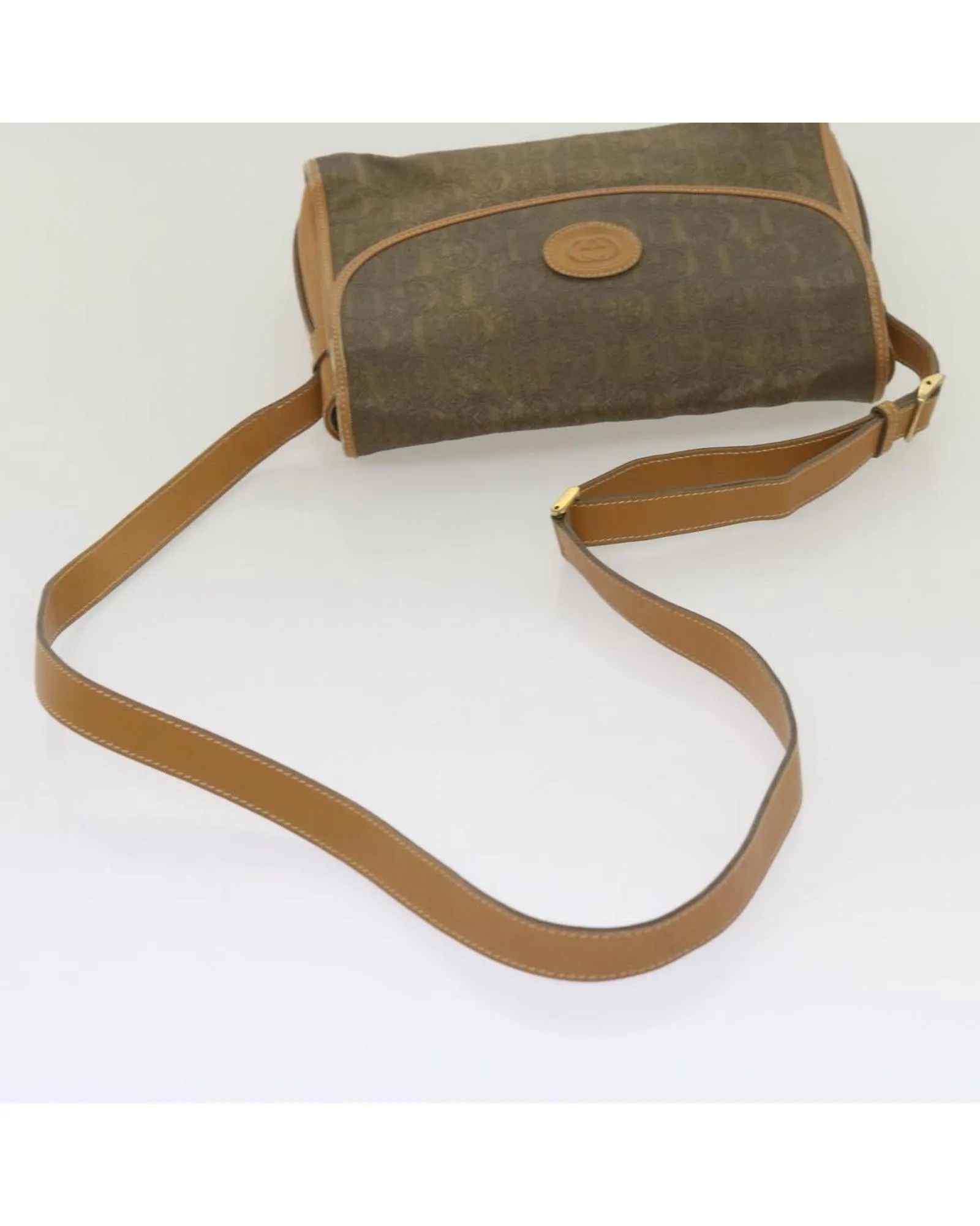 Canvas Brown Shoulder Bag with Authenticity