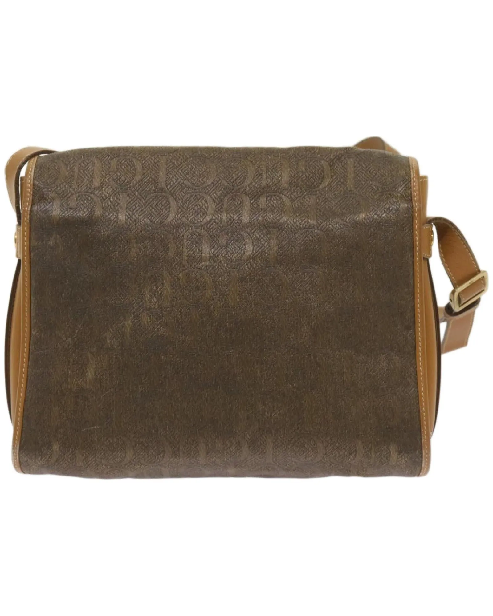 Canvas Brown Shoulder Bag with Authenticity