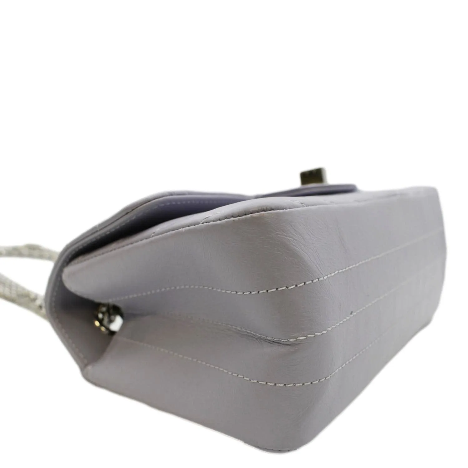 CL Reissue Flap Aged Calfskin Shoulder Bag Light Purple