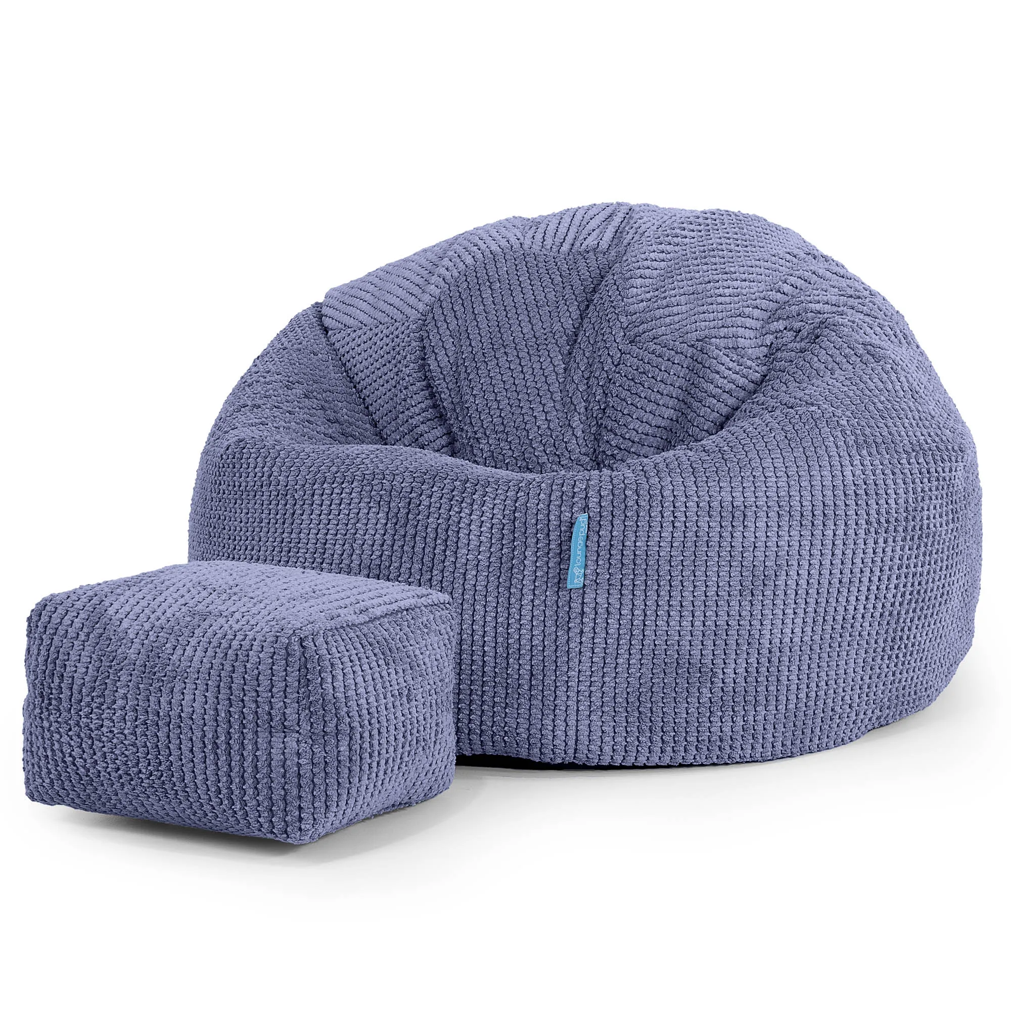 Classic Kids Bean Bag Chair 1-5 yr - Pom Pom Purple