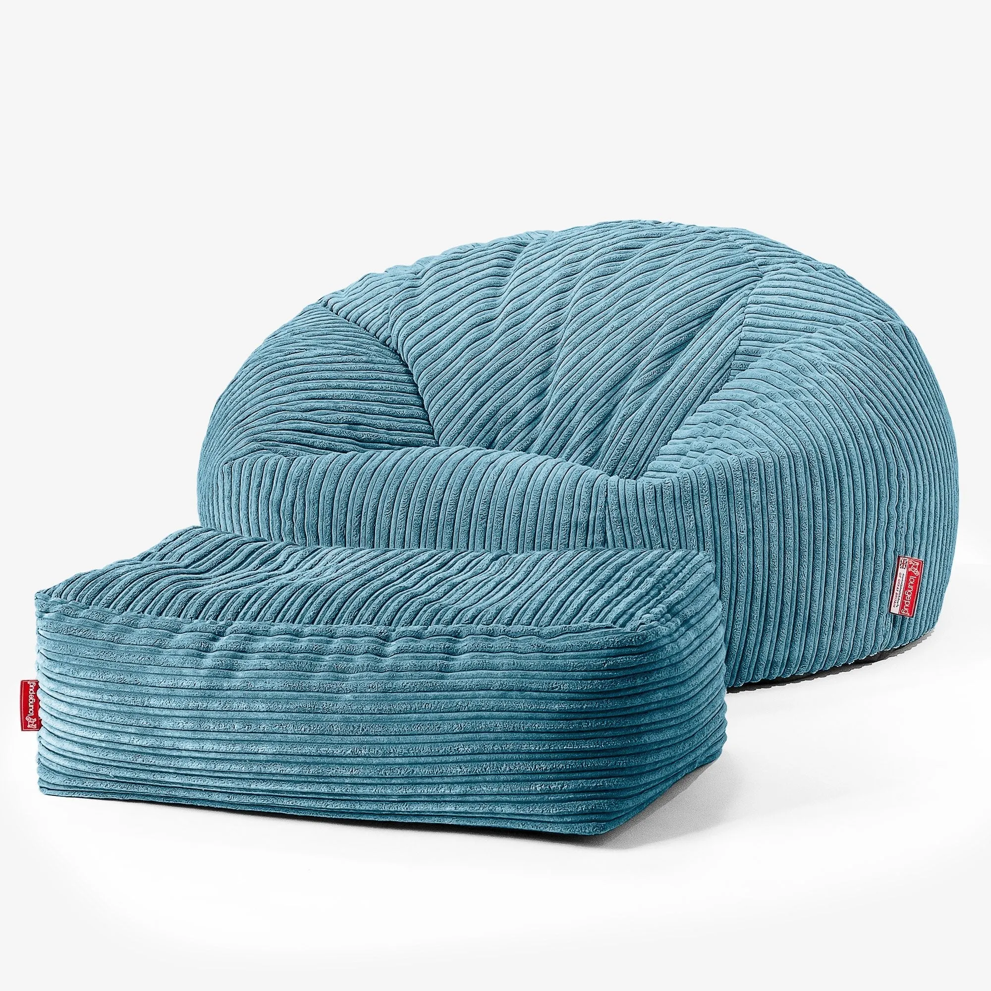 Classic Sofa Bean Bag - Cord Aegean Blue