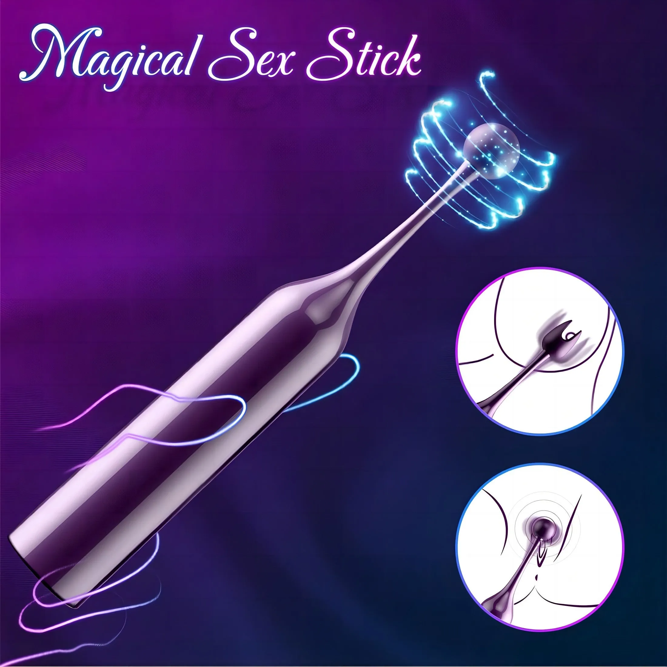 Clitoral Vibrator Sex Stimulator Toy for Women Pleasure, Precision Targeted Nipple Clip Mini Anal Clit Bullet Vibrator with 10 Powerful Vibrations, Rechargeable Quiet Female Adult Toy