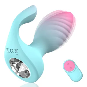 Crystal Diamond 2 in 1 Remote Control Anal Butt Plug