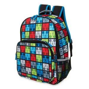 Disney Mickey Mouse Squares Backpack & Lunchie