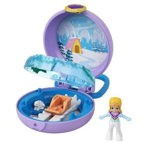 DONATE THIS TOY - Pirate Toy Fund -  Polly Pocket Polly Snow Cabin Compact