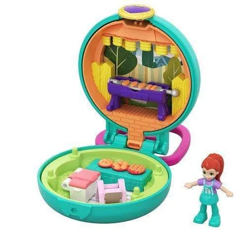 DONATE THIS TOY - Pirate Toy Fund -  Polly Pocket Tiny Pocket Places Lila BBQ Compact