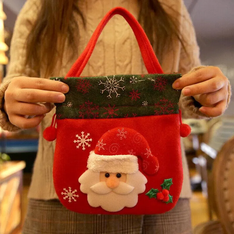 Festive Christmas Candy Treat Bags