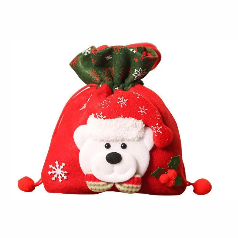 Festive Christmas Candy Treat Bags