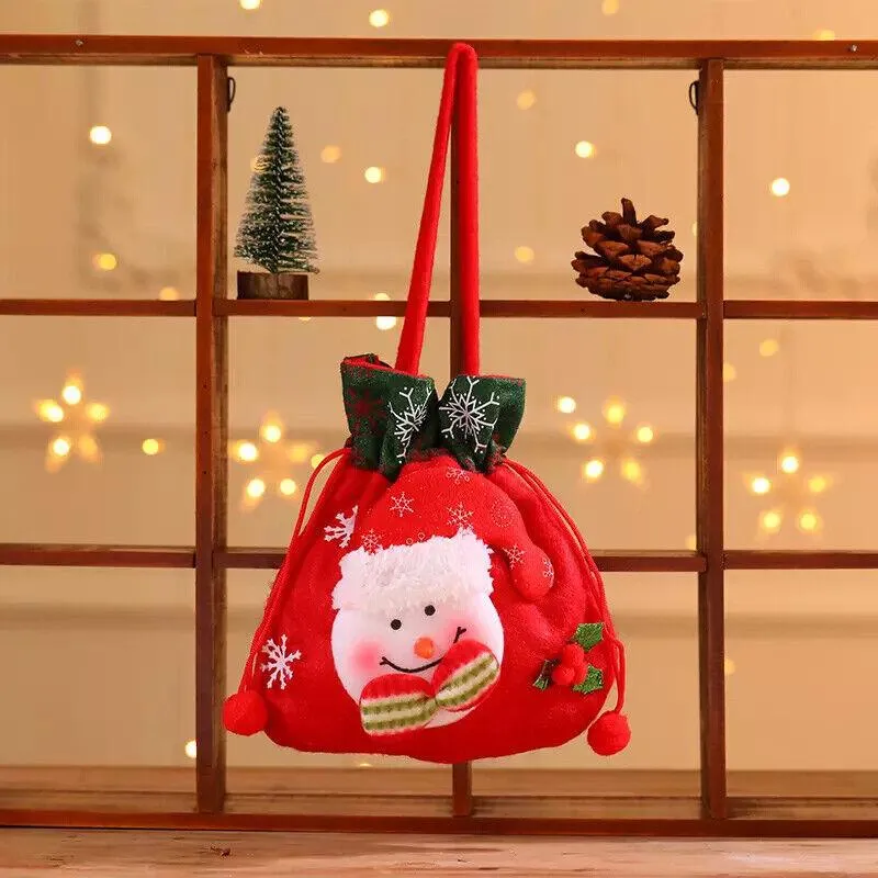 Festive Christmas Candy Treat Bags