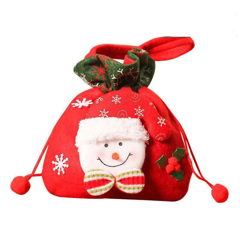 Festive Christmas Candy Treat Bags