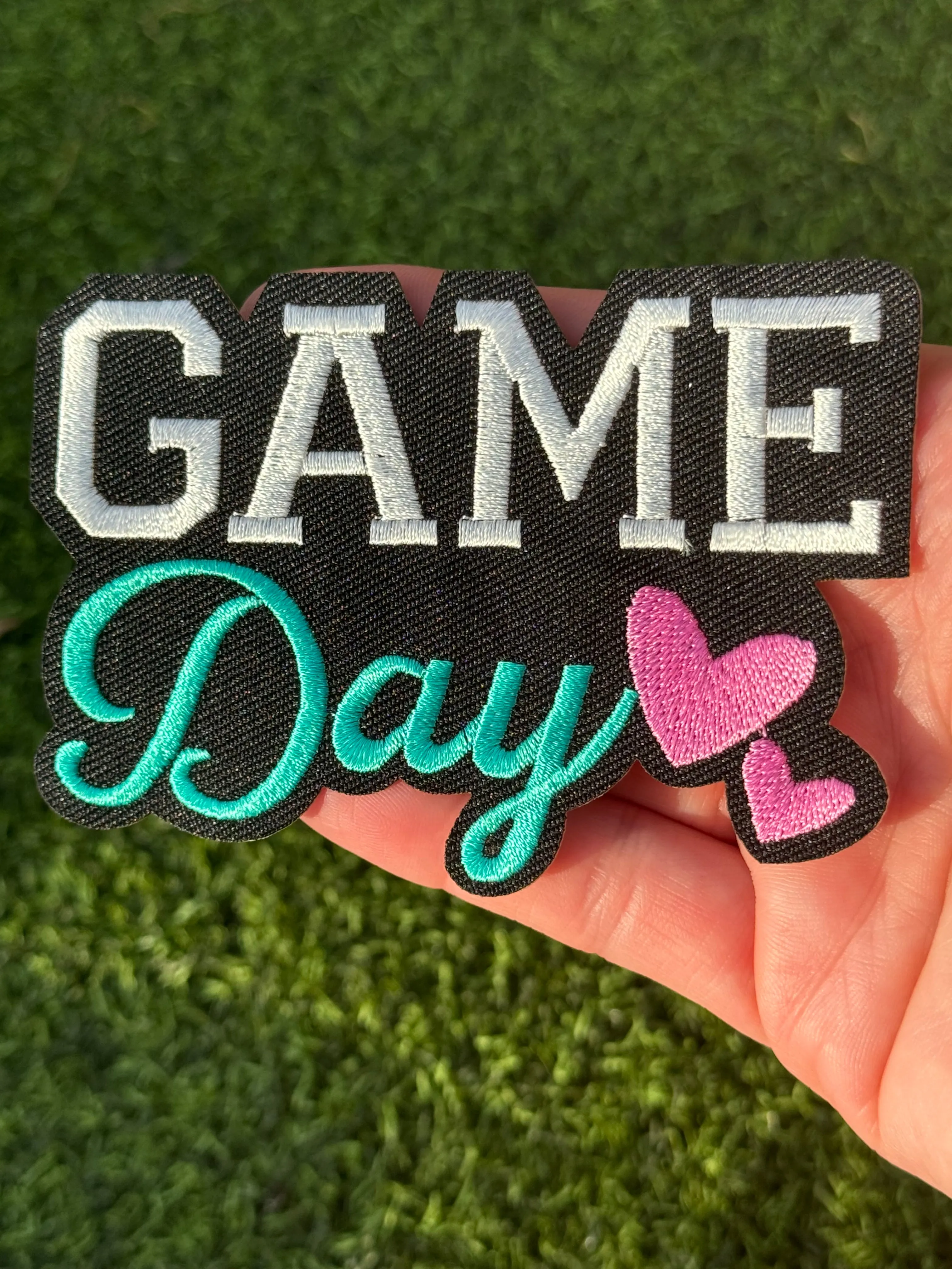 Game Day Iron On Patches