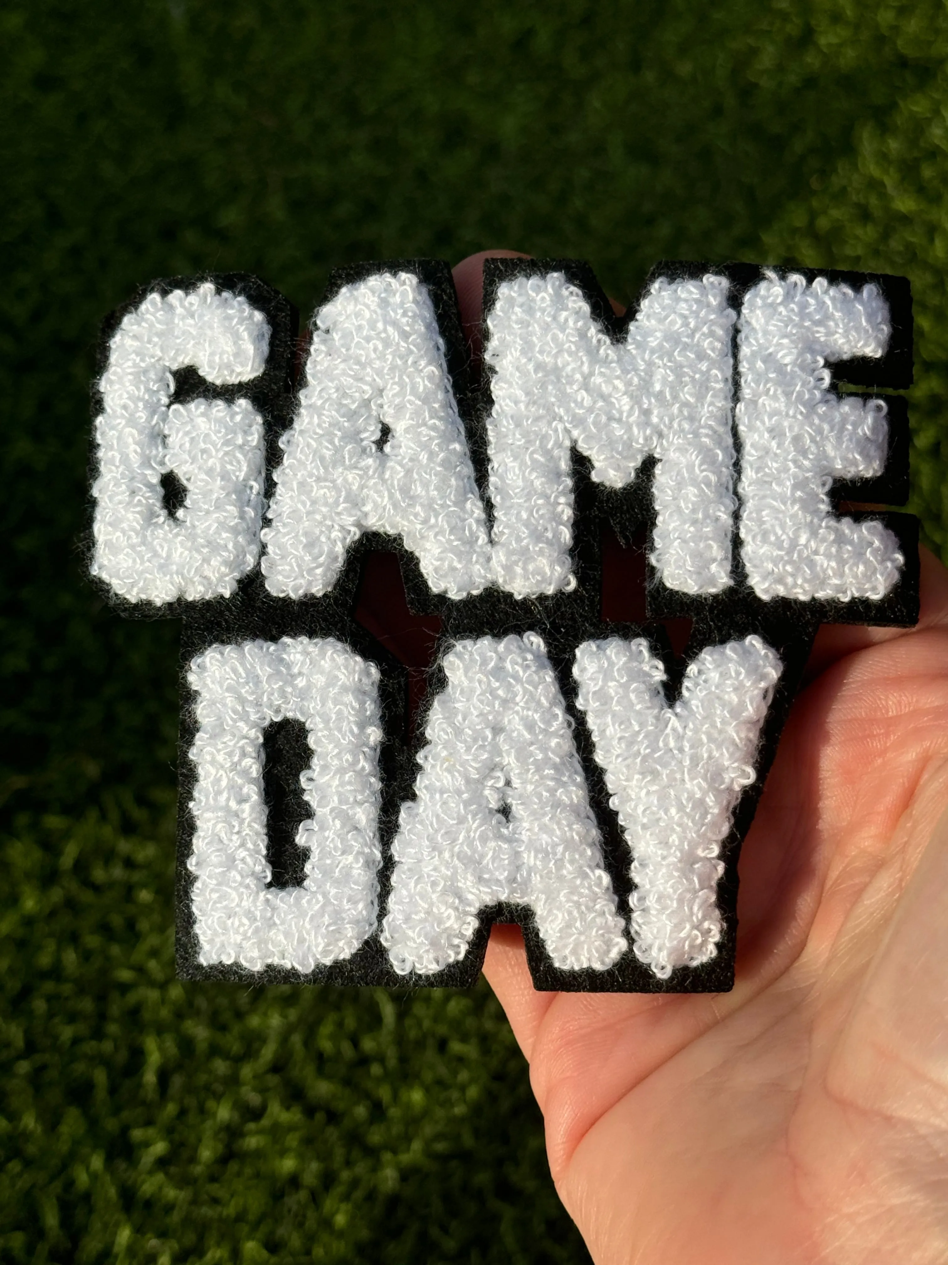 Game Day Iron On Patches