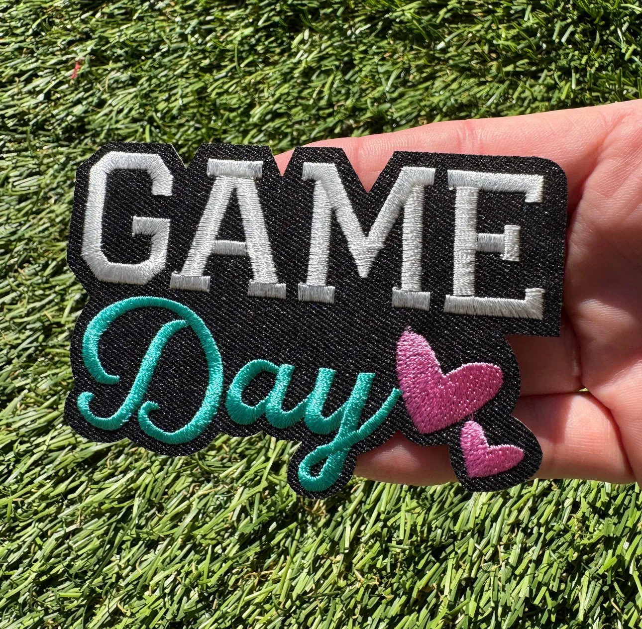 Game Day Iron On Patches