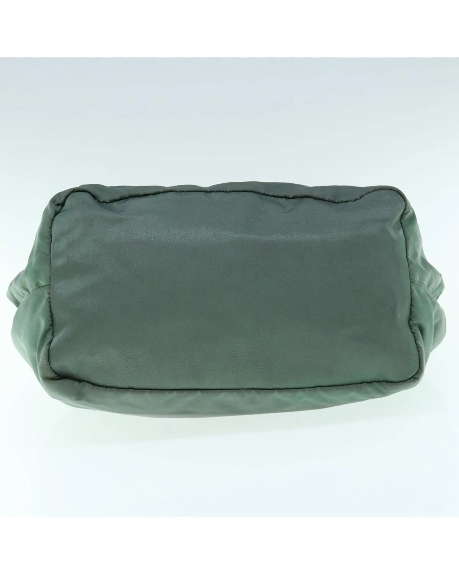 Green Nylon Hand Bag with Accessories - Rank C