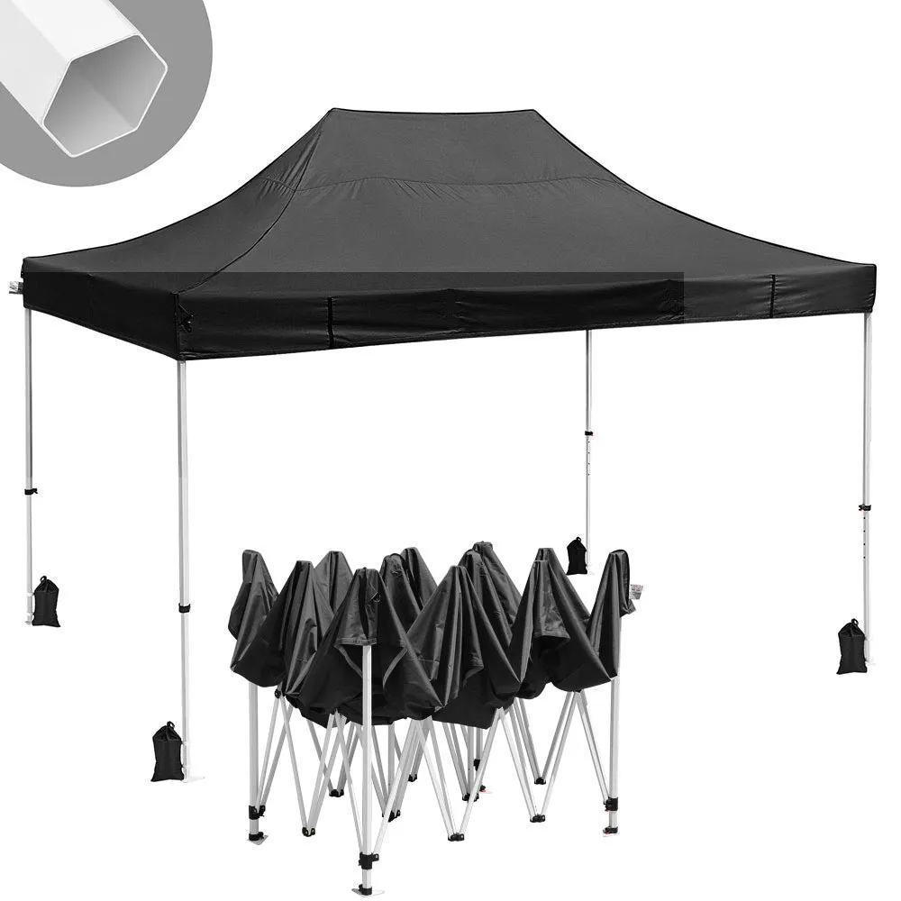 InstaHibit Waterproof Pop Up Canopy COMML. Instant Canopy 10x15 CPAI-84