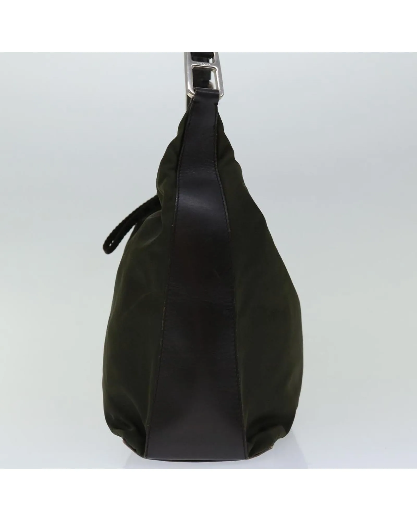 Khaki Nylon Shoulder Bag