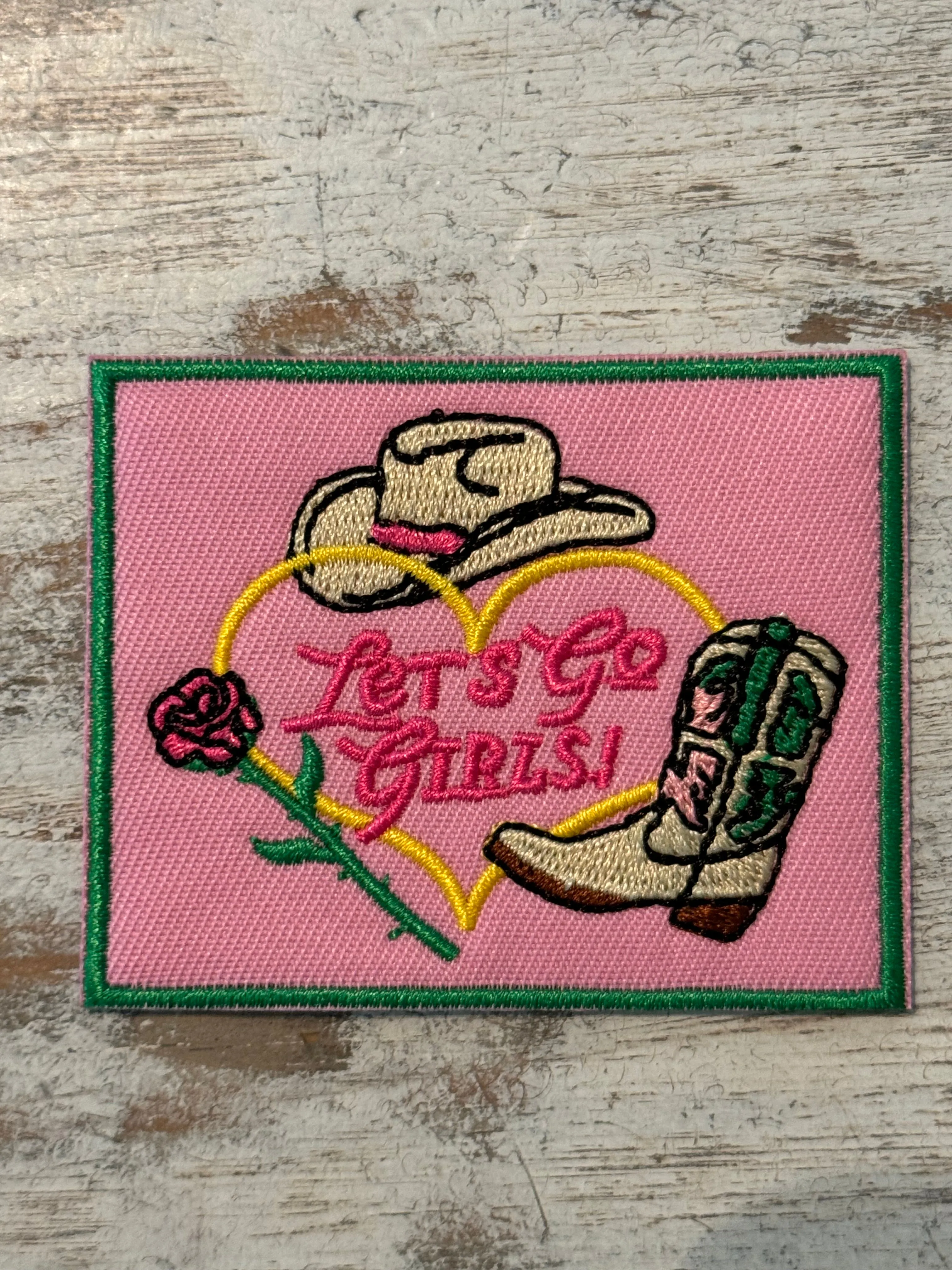 Let’s Go Girls Iron On Patches