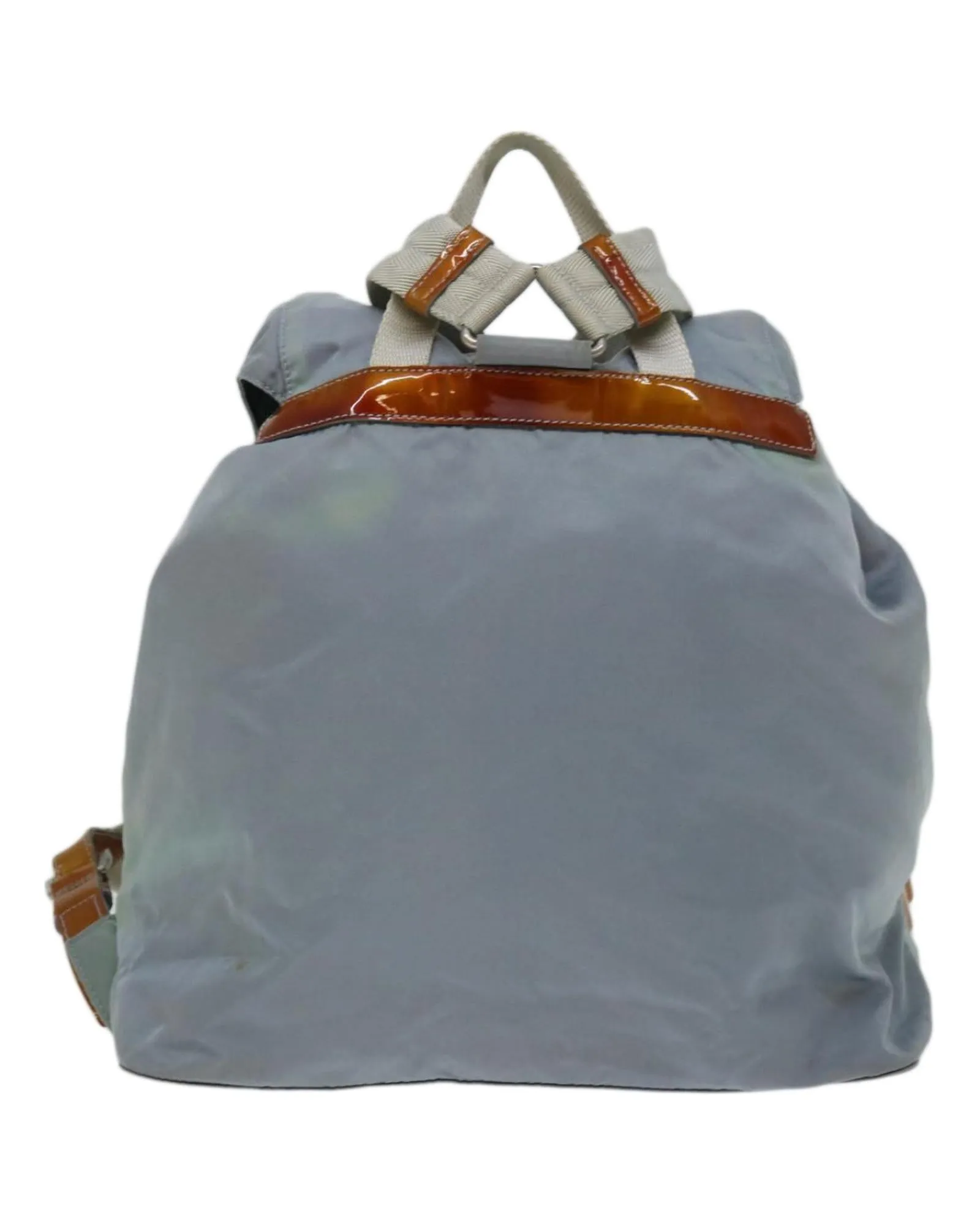 Light Blue Nylon Backpack by Prada