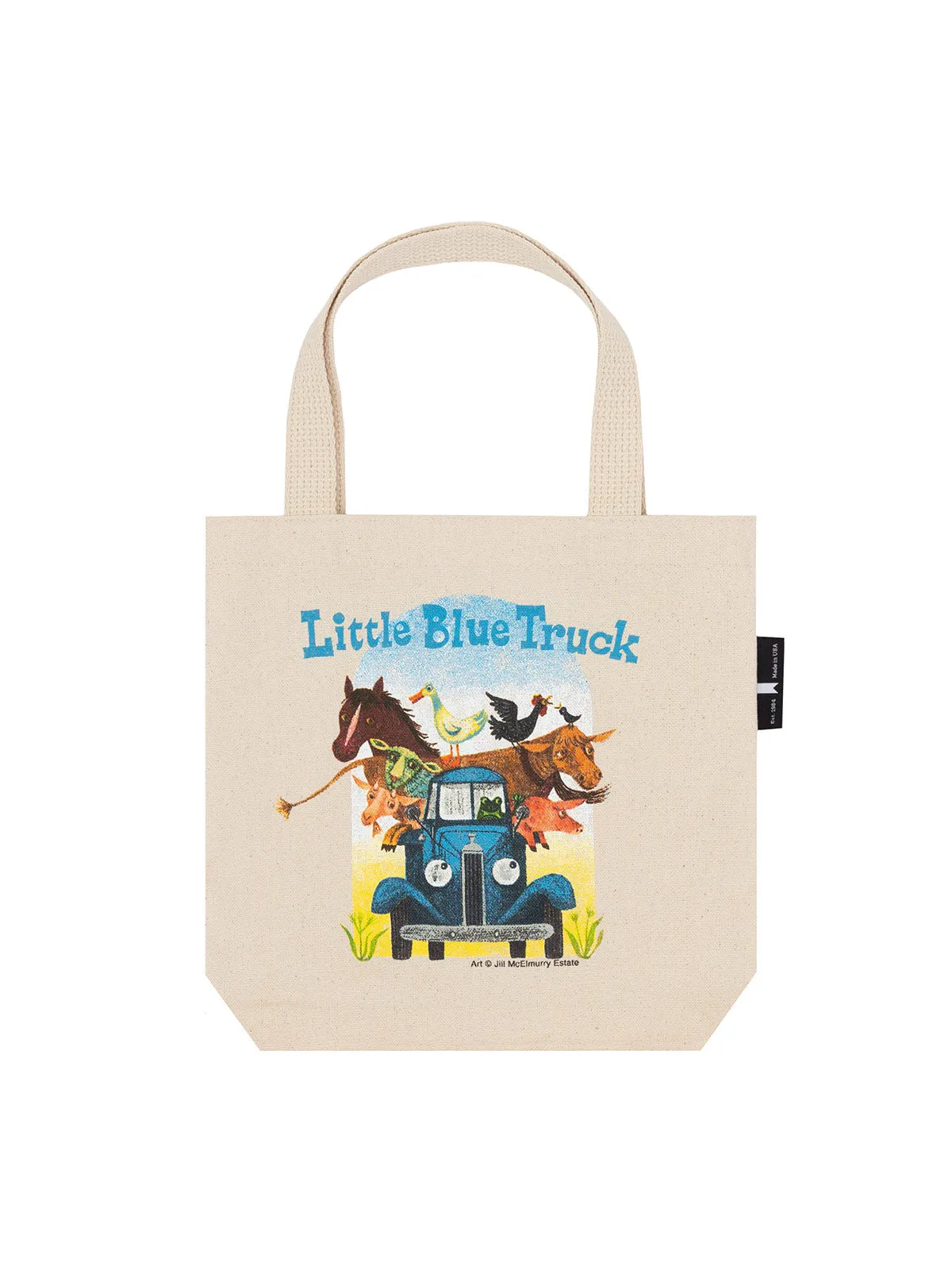 Little Blue Truck mini tote bag