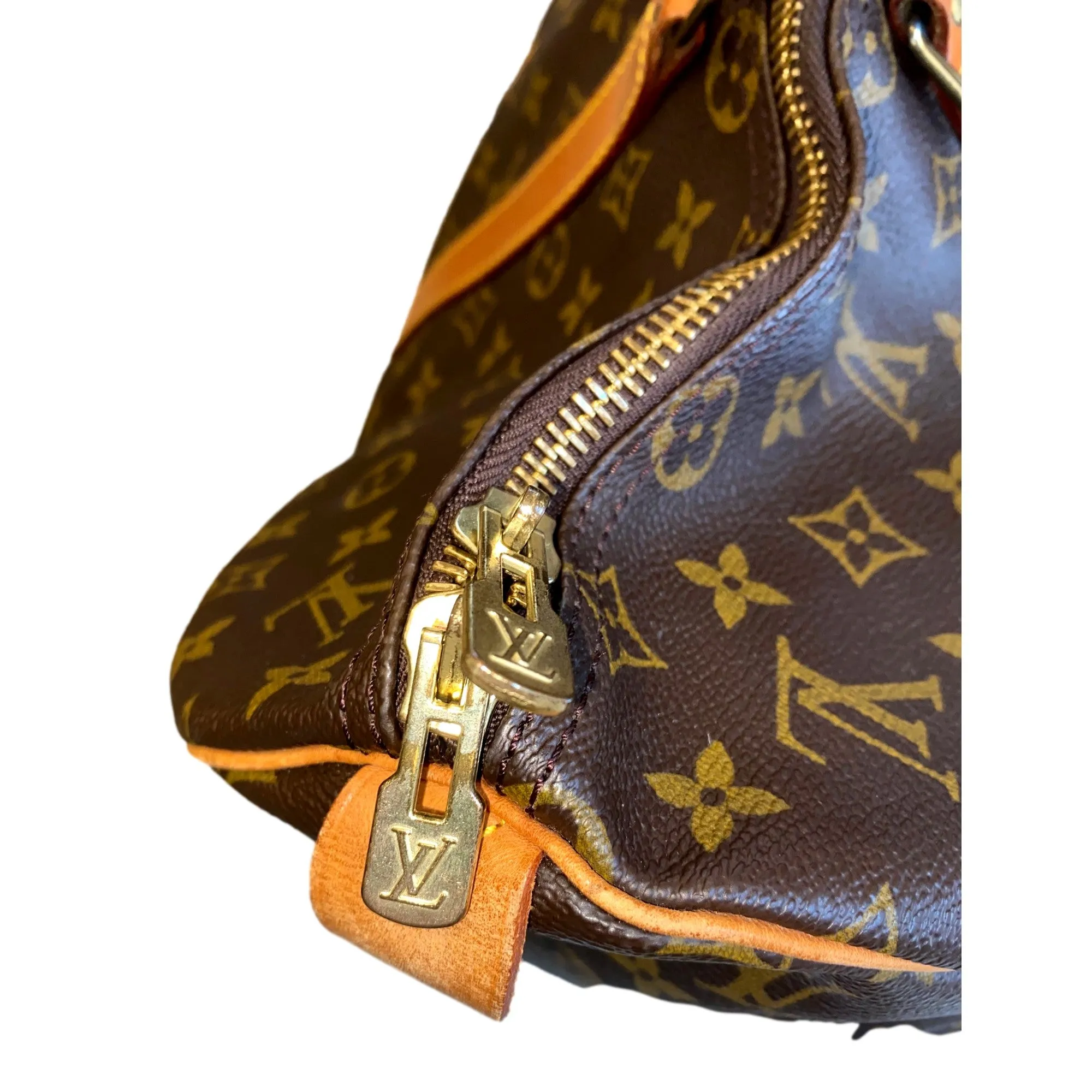 Louis Vuitton Monogram Brown Canvas Keepall 45