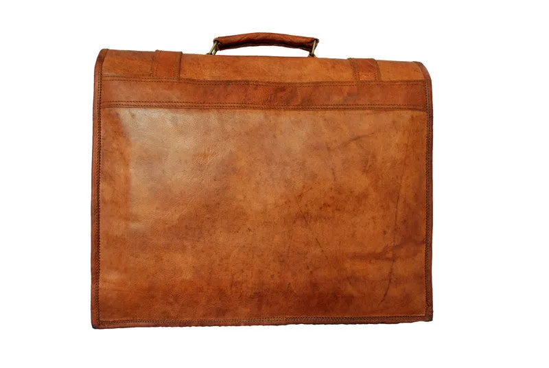 Luxury Leather Briefcase 15"