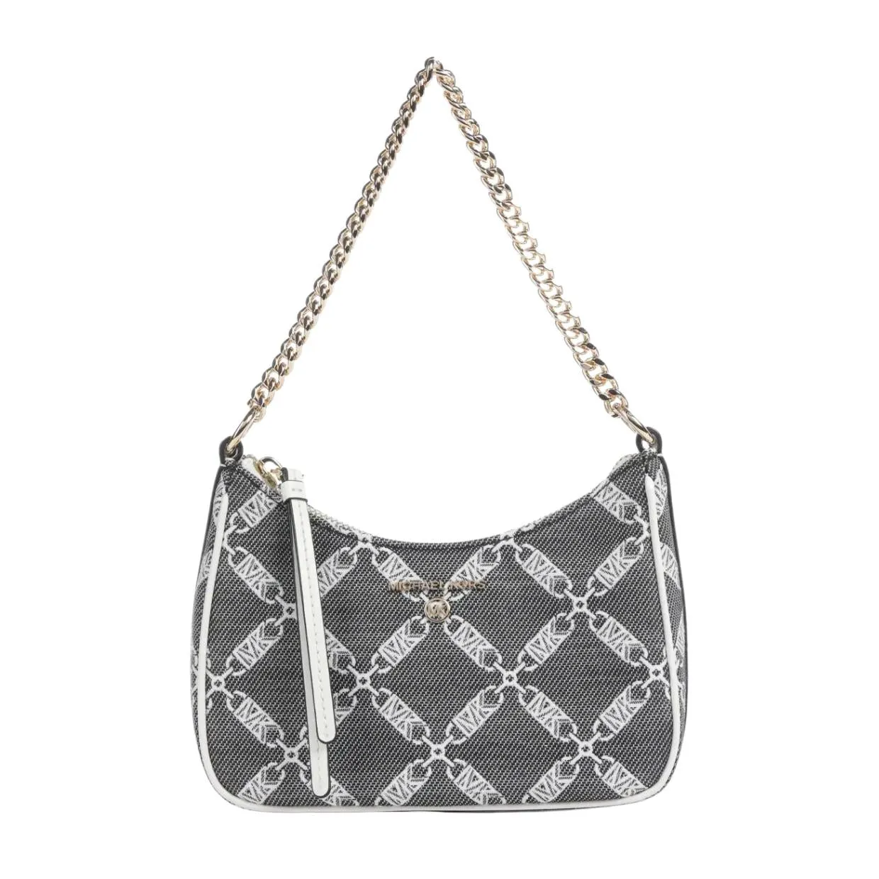 Michael Kors Jet Set Charm Small Black/White Shoulder Bag