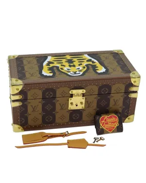 Monogram Canvas Jewelry Box with Accessories and Dust Bag