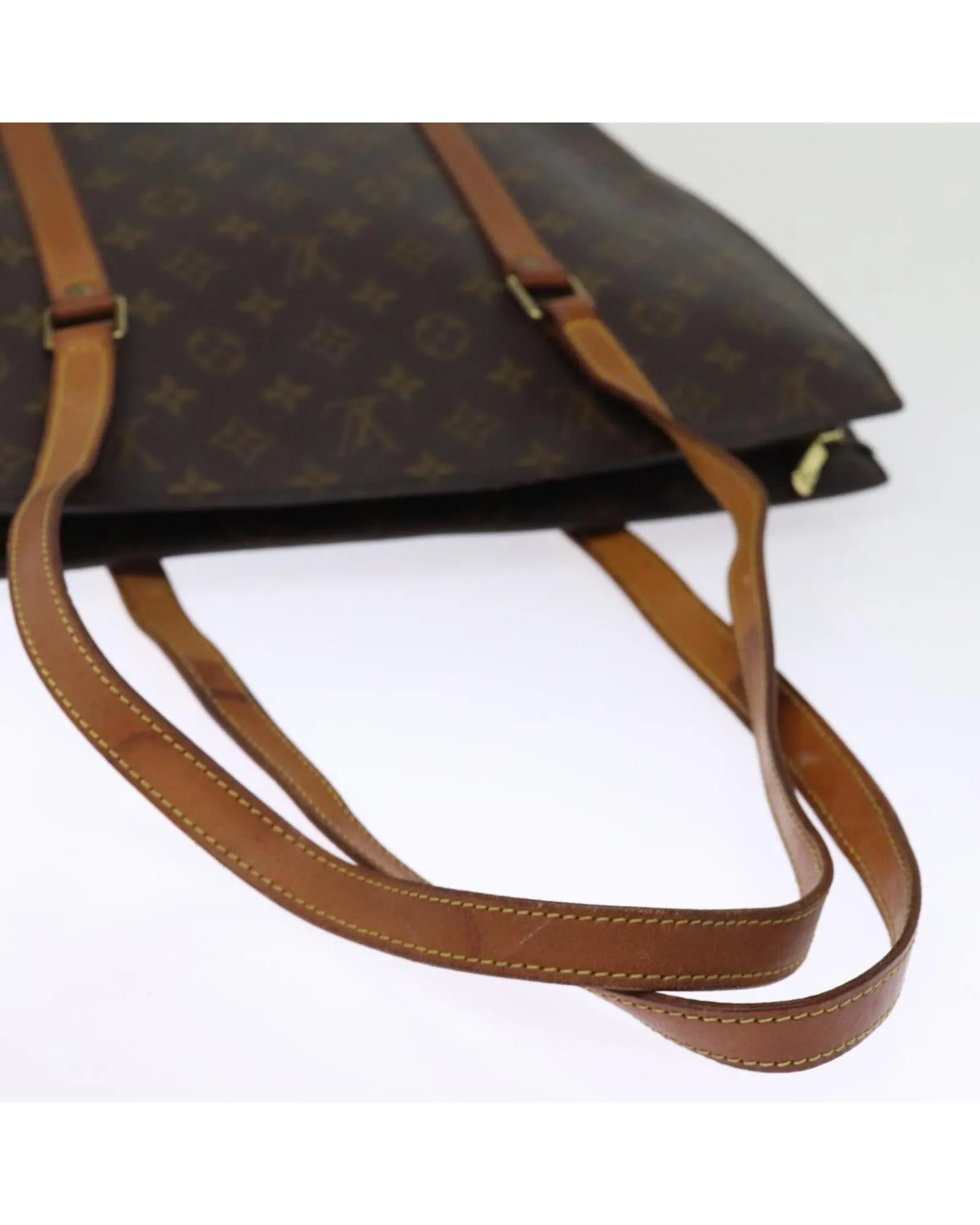 Monogram Canvas Tote Bag with Surface Rubbing & Scratches Made in France