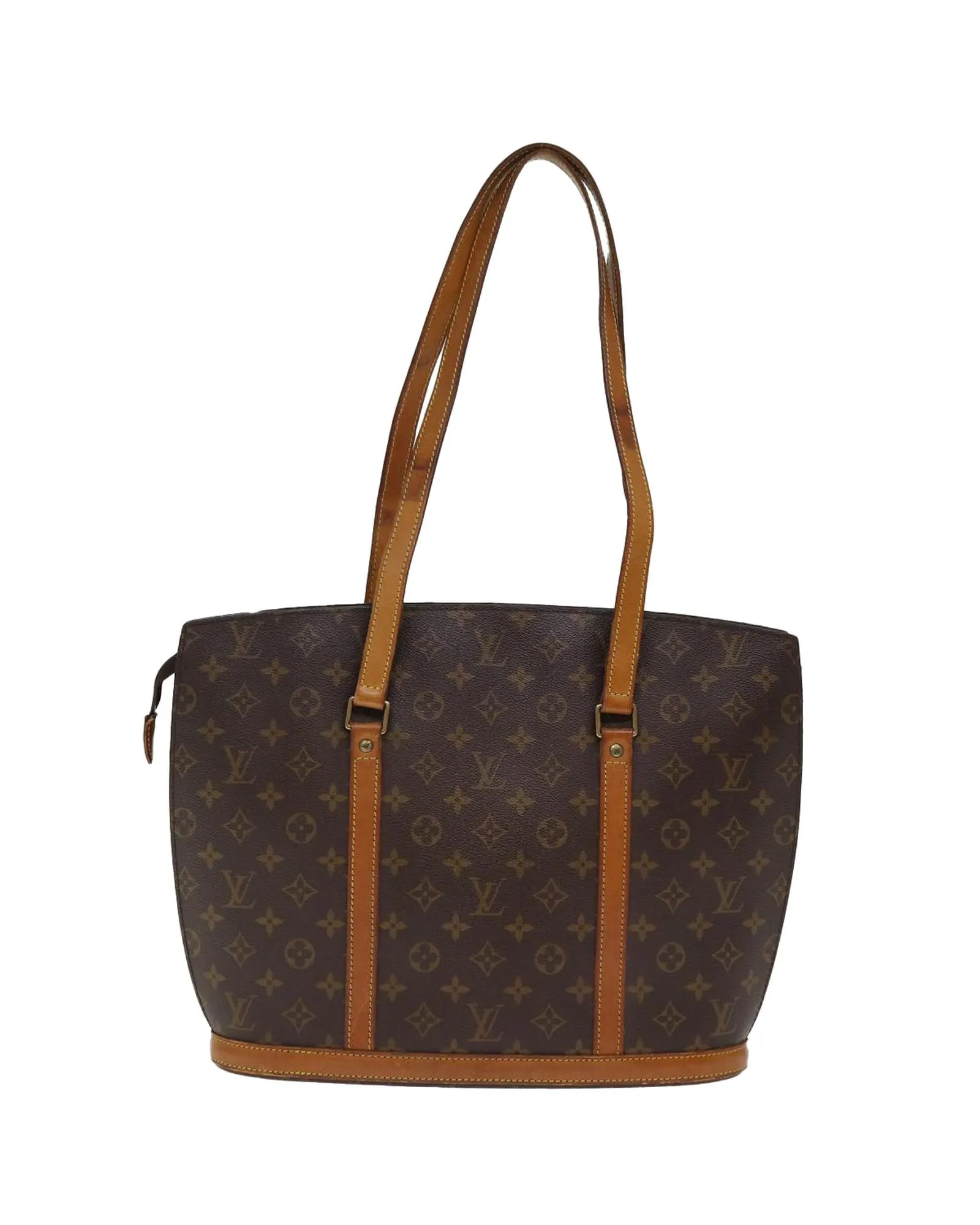 Monogram Canvas Tote Bag with Surface Rubbing & Scratches Made in France