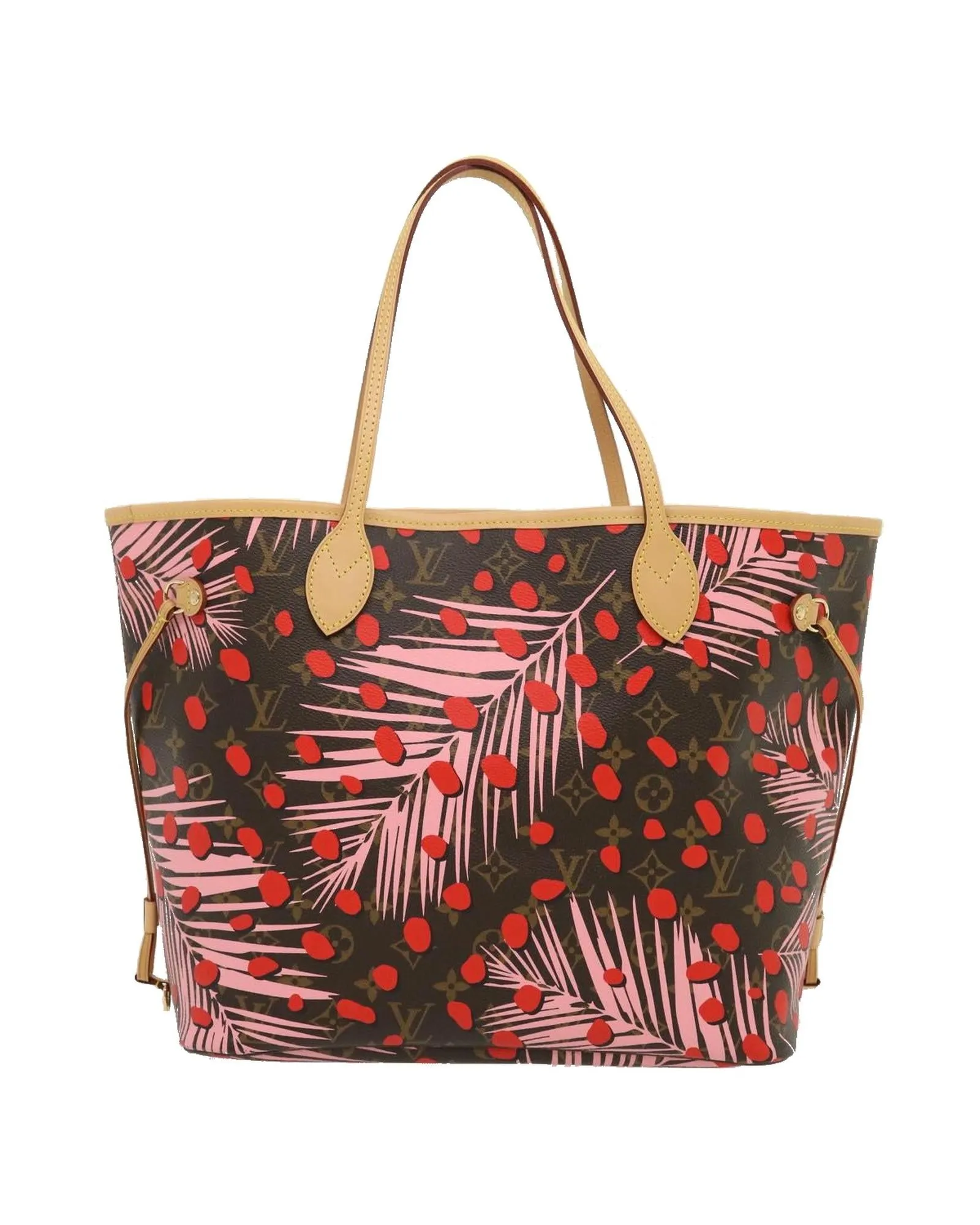 Monogram Tote Bag with Jungle Dot Print