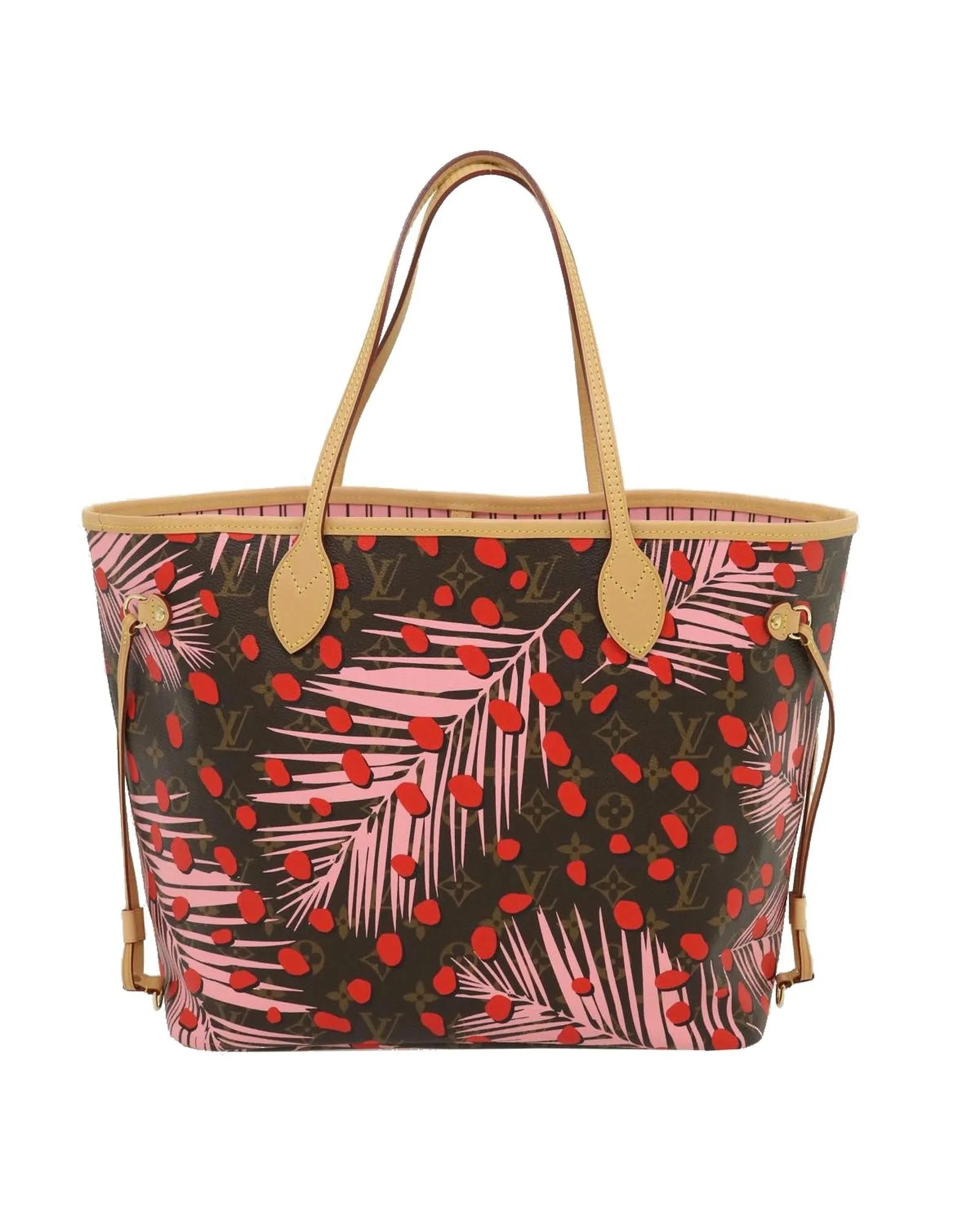 Monogram Tote Bag with Jungle Dot Print