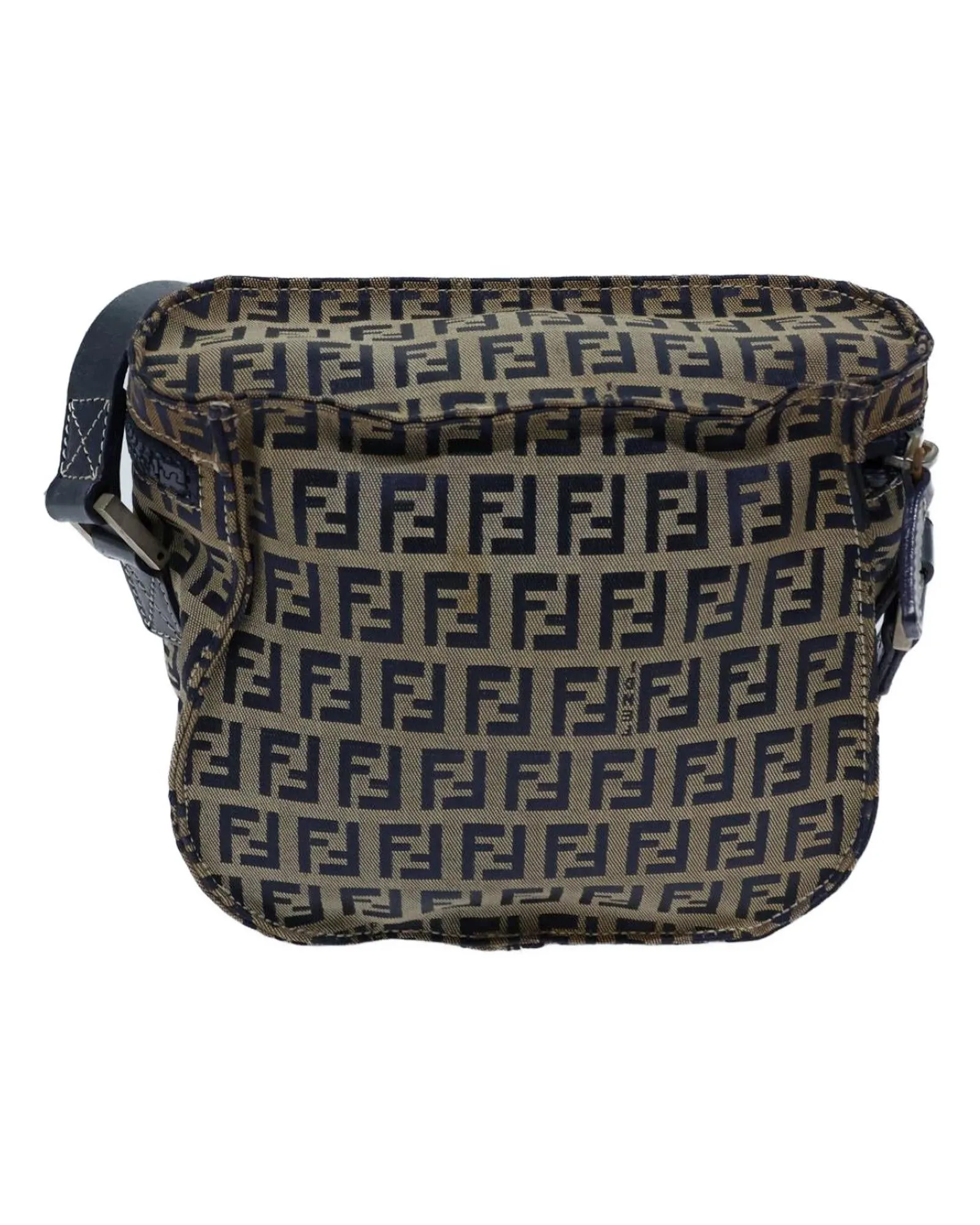 Navy Zucchino Canvas Shoulder Bag with Adjustable Strap