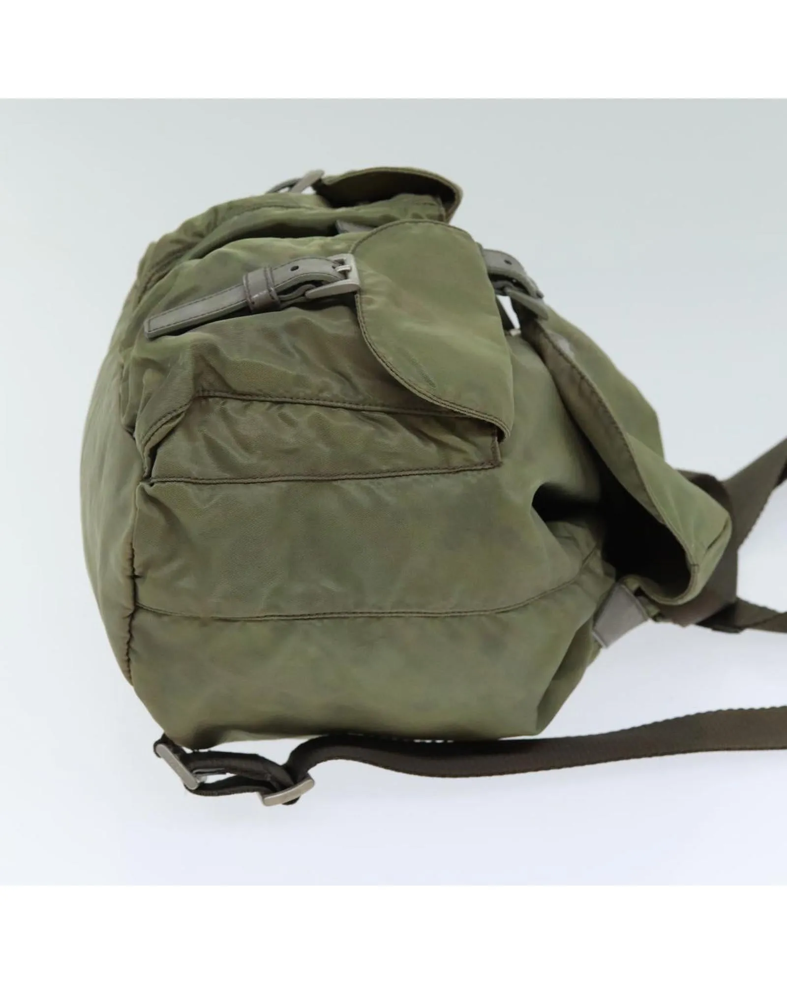 Nylon Backpack with Multiple Pockets and Adjustable Straps