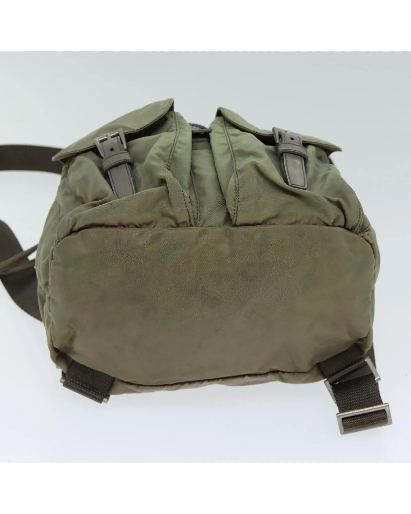 Nylon Backpack with Multiple Pockets and Adjustable Straps