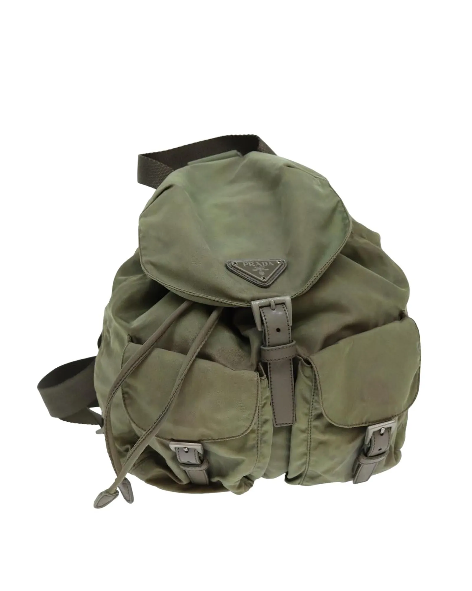 Nylon Backpack with Multiple Pockets and Adjustable Straps