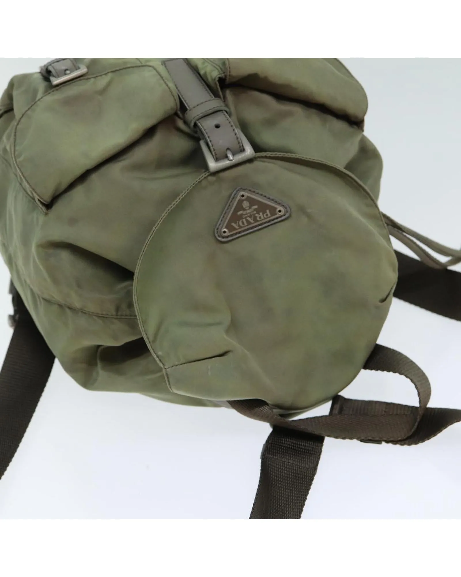 Nylon Backpack with Multiple Pockets and Adjustable Straps