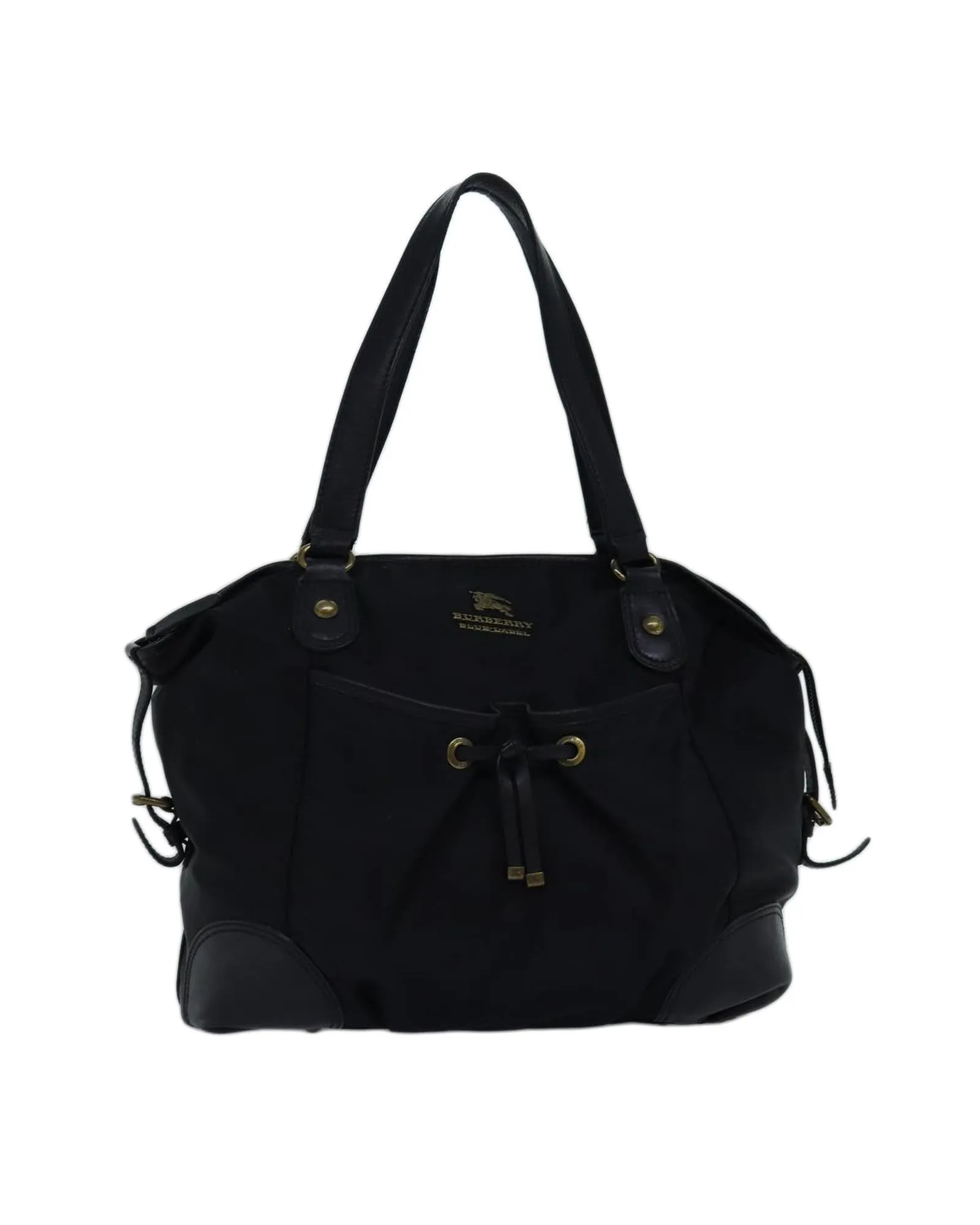 Nylon Black Tote Bag with Accessory