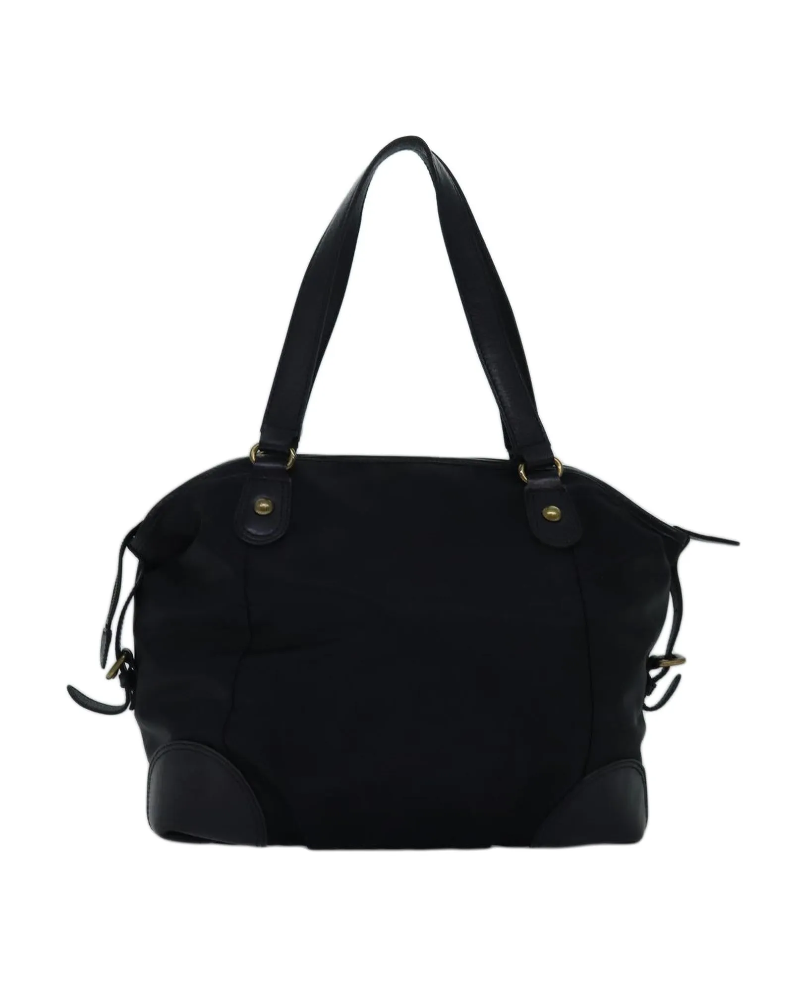 Nylon Black Tote Bag with Accessory