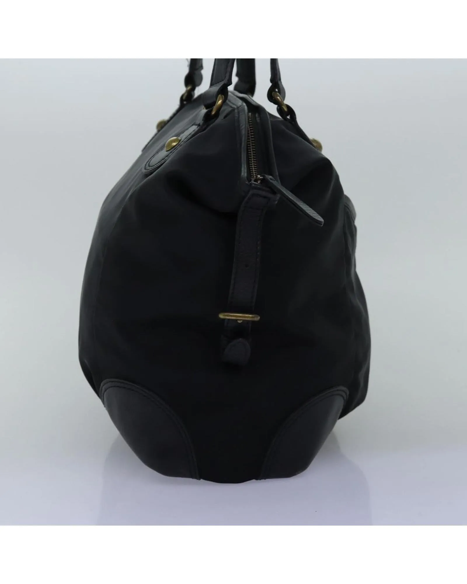 Nylon Black Tote Bag with Accessory